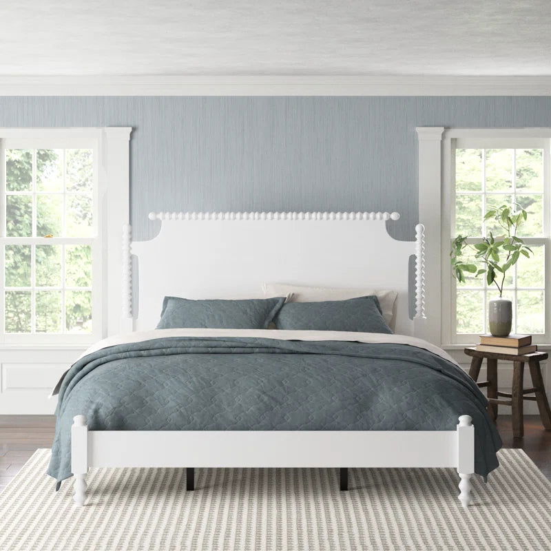 Solid Wood Designer Bed For Bedroom - Furnishiaa -  -